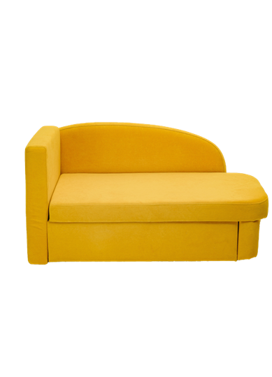Мягкий диван левый Тедди желтый в Богдановиче - изображение 1