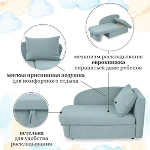 Мягкий диван правый Тедди мятный в Екатеринбурге - предосмотр 18