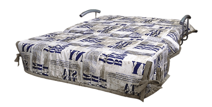 Прямой диван Аккордеон без боковин, спальное место 1400 в Екатеринбурге - изображение 1