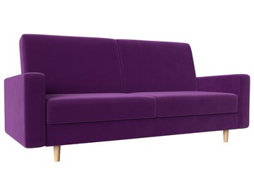 Прямой диван Бонн, Фиолетовый (микровельвет) в Екатеринбурге - предосмотр