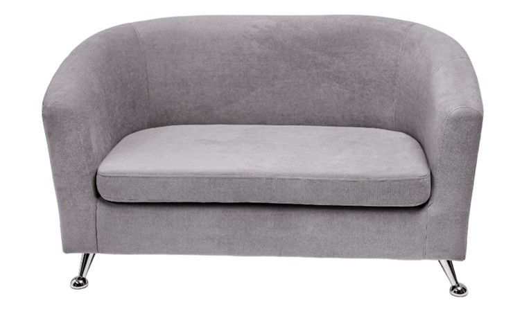 Прямой диван Брамс 2Д серый в Екатеринбурге - изображение 3