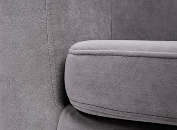 Прямой диван Брамс 2Д серый в Екатеринбурге - предосмотр 5