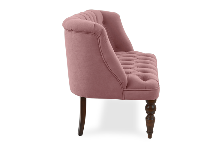 Прямой диван Бриджит розовый ножки коричневые в Кушве - изображение 10