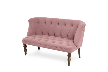 Прямой диван Бриджит розовый ножки коричневые в Кушве - предосмотр 8