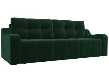 Прямой диван Итон, Зеленый (велюр) в Богдановиче