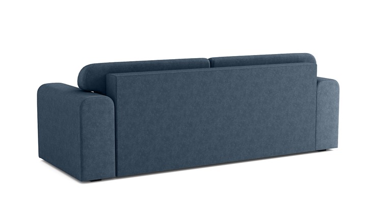 Прямой диван Квентин (еврокнижка), велюр велутто сапфир 26 в Екатеринбурге - изображение 4