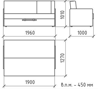 Прямой диван Лазурит 7 БД с купоном в Ревде - изображение 10