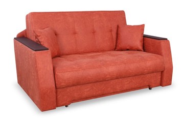 Прямой диван Лео-4 двухместный, НПБ (с накладками на подлокотниках) в Кушве