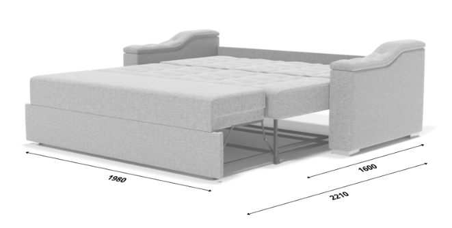 Прямой диван Лидер New 1,9 в Кушве - изображение 6