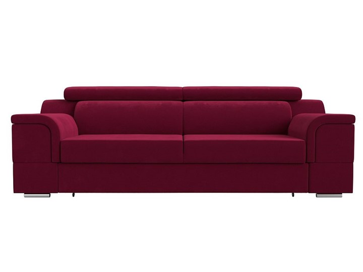Прямой диван Лига-003 НПБ, Бордовый (Микровельвет) в Первоуральске - изображение 7