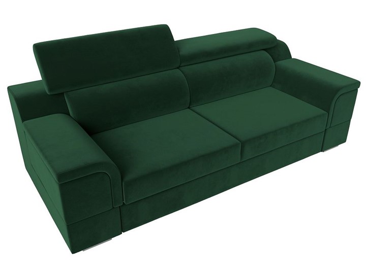 Прямой диван Лига-003 НПБ, Зеленый (Велюр) в Первоуральске - изображение 5