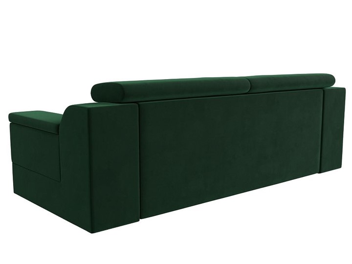 Прямой диван Лига-003 НПБ, Зеленый (Велюр) в Первоуральске - изображение 6