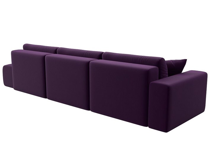 Прямой диван Лига-036 Модерн Лонг, Фиолетовый (микровельвет) в Екатеринбурге - изображение 6