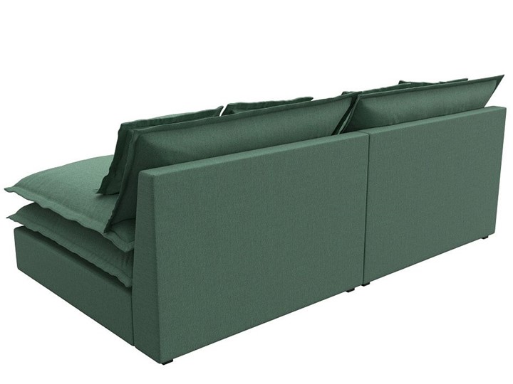 Прямой диван Лига-040, Амур зеленый (рогожка) в Екатеринбурге - изображение 5