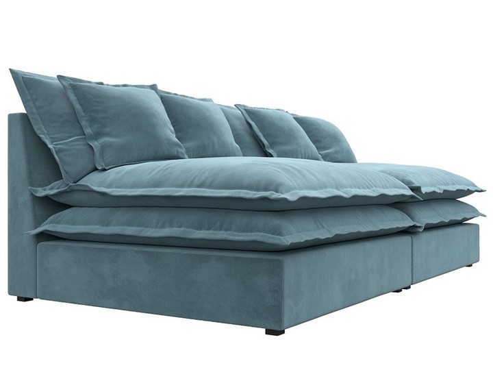 Прямой диван Лига-040, Бирюзовый (Велюр) в Ревде - изображение 2