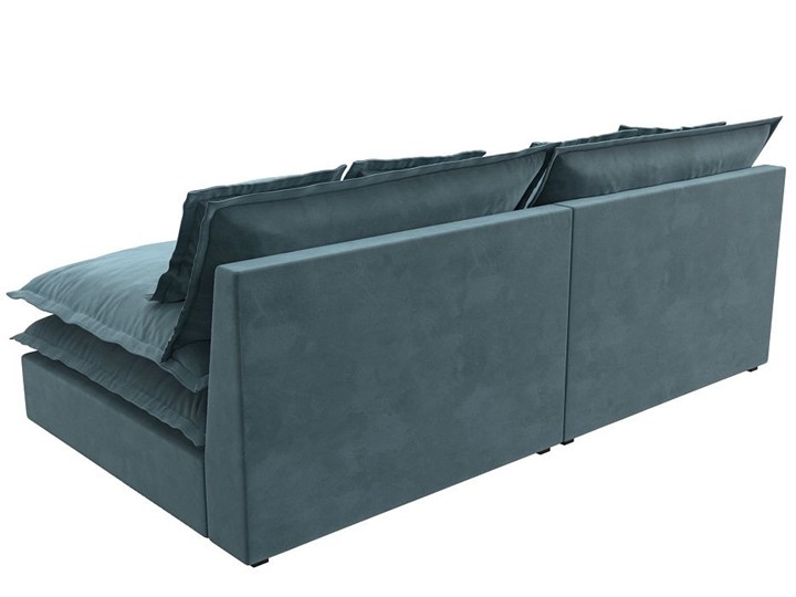 Прямой диван Лига-040, Бирюзовый (Велюр) в Ревде - изображение 5