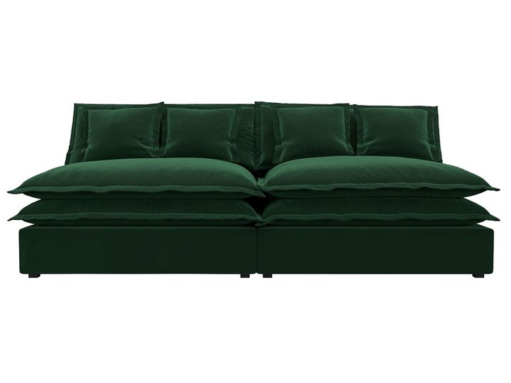 Прямой диван Лига-040, Зеленый (Велюр) в Краснотурьинске - изображение 1