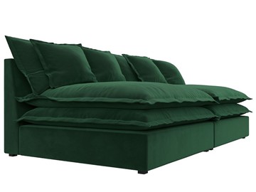 Прямой диван Лига-040, Зеленый (Велюр) в Первоуральске - предосмотр 2