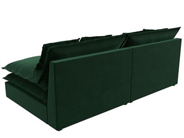 Прямой диван Лига-040, Зеленый (Велюр) в Краснотурьинске - предосмотр 5
