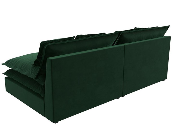 Прямой диван Лига-040, Зеленый (Велюр) в Первоуральске - изображение 5