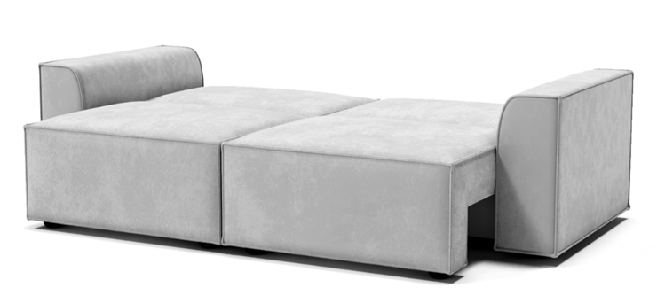 Прямой диван Лофт БЛ1-БП1 (Ремни/Еврокнижка) в Кушве - изображение 2