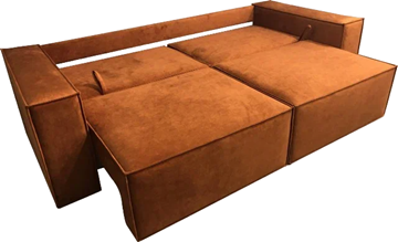 Прямой диван Лофт БЛ2-БП2 (НПБ/Еврокнижка) в Кушве - предосмотр 3