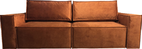 Прямой диван Лофт БЛ2-БП2 (НПБ/Тик-так) в Красноуфимске - изображение