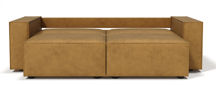 Прямой диван Лофт БЛ2-БП2 (Ремни/Тик-тик) в Кушве - изображение 9