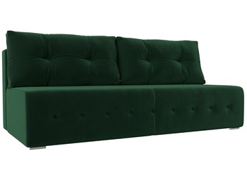 Прямой диван Лондон, Зеленый (велюр) в Кушве