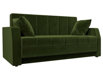 Прямой диван Малютка, Зеленый (микровельвет) в Первоуральске