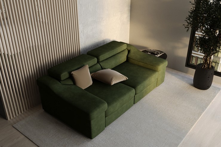 Прямой диван Мюнхен с выкатным механизмом в Богдановиче - изображение 9