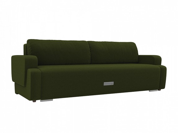 Прямой диван Ника, Зеленый (микровельвет) в Екатеринбурге - изображение