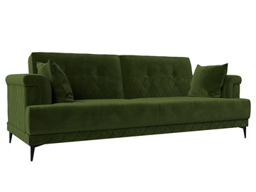 Прямой диван Орлеан, Зеленый (Микровельвет) в Первоуральске