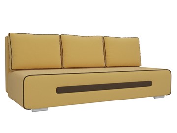 Прямой диван Приам, Желтый (микровельвет) в Екатеринбурге