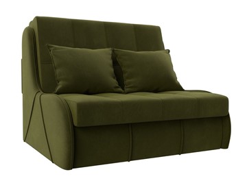 Прямой диван Риттэр 100, Зеленый (Микровельвет) в Ревде