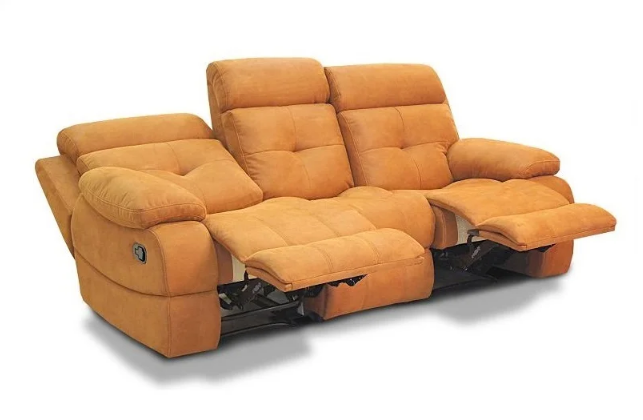 Прямой диван Рокфорд БД, 2 реклайнера в Артемовском - изображение 3