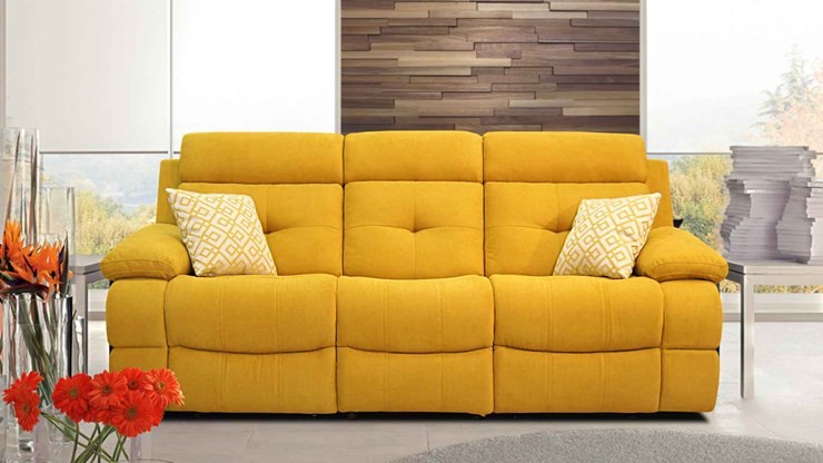 Прямой диван Рокфорд БД, 2 реклайнера в Новоуральске - изображение 4