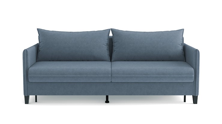 Прямой диван Тэйлор (еврокнижка), велюр велутто серо-голубой в Екатеринбурге - изображение 2