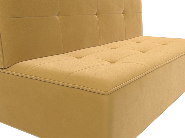 Прямой диван Зиммер, Желтый (микровельвет) в Екатеринбурге - изображение 4
