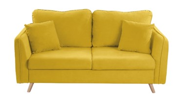 Мягкий диван Бертон желтый в Екатеринбурге