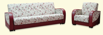 Мебельный комплект Элегия 5, диван + кресло в Екатеринбурге