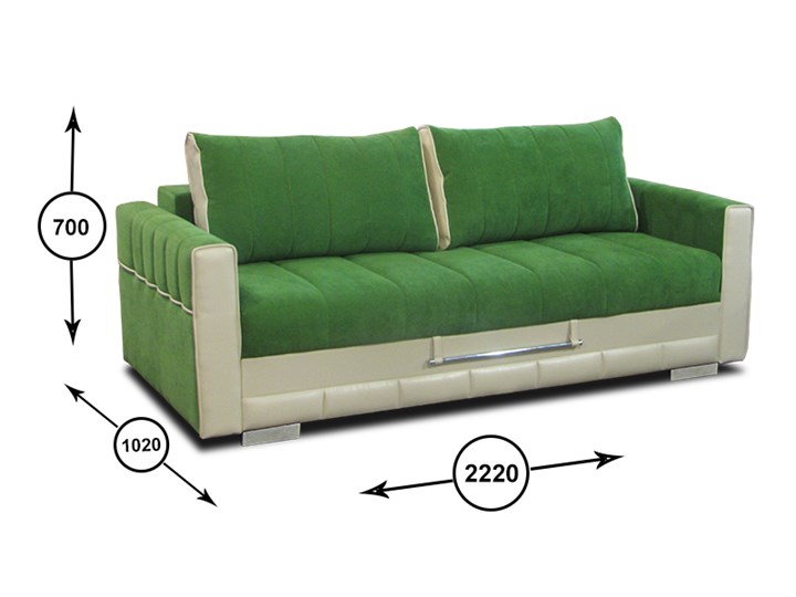 Прямой диван Парнас БД в Кушве - изображение 3