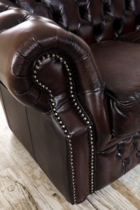 Прямой диван В-128 (3-х местный) brown в Кушве - предосмотр 1