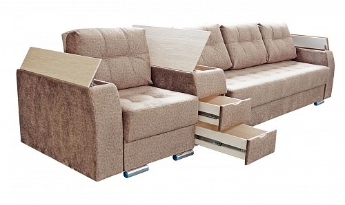 Прямой диван Виктория 5 БД (П3+ПС+ПТ+Д3+П3) в Ревде - изображение 3