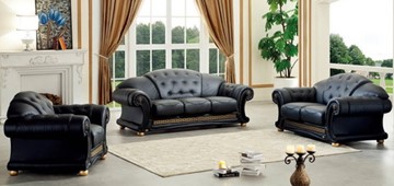 Раскладной диван Versace (3-х местный) black в Каменске-Уральском - предосмотр 5