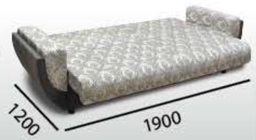 Прямой диван Акварель 2 БД в Ирбите - предосмотр 1