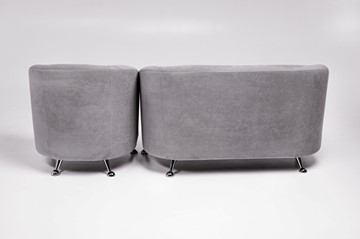 Комплект мебели Брамс  цвет серый диван 2Д + кресло в Екатеринбурге - предосмотр 2