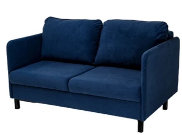 Комплект мебели диван + кресло-кровать Бэст синий в Первоуральске - изображение 10