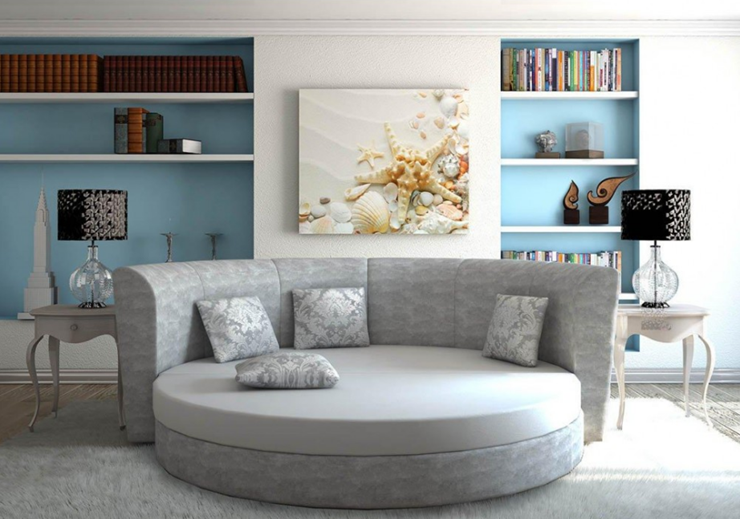 Круглый диван-кровать Смайл в Кушве - изображение 5