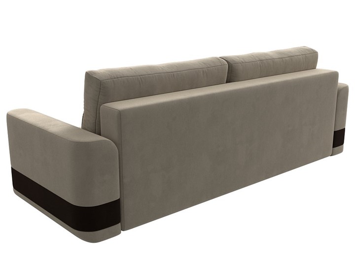Прямой диван Честер, Бежевый/коричневый (вельвет) в Первоуральске - изображение 7